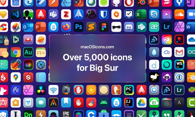 Over 5000+ free app & folder icons for macOS Monterey, Big Sur & iOS - massive app & folder icon pack